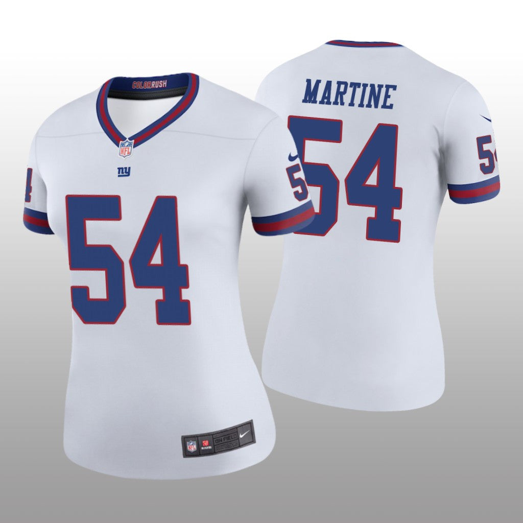New York Giants Blake Martinez White Jersey Color Rush Legend Women's
