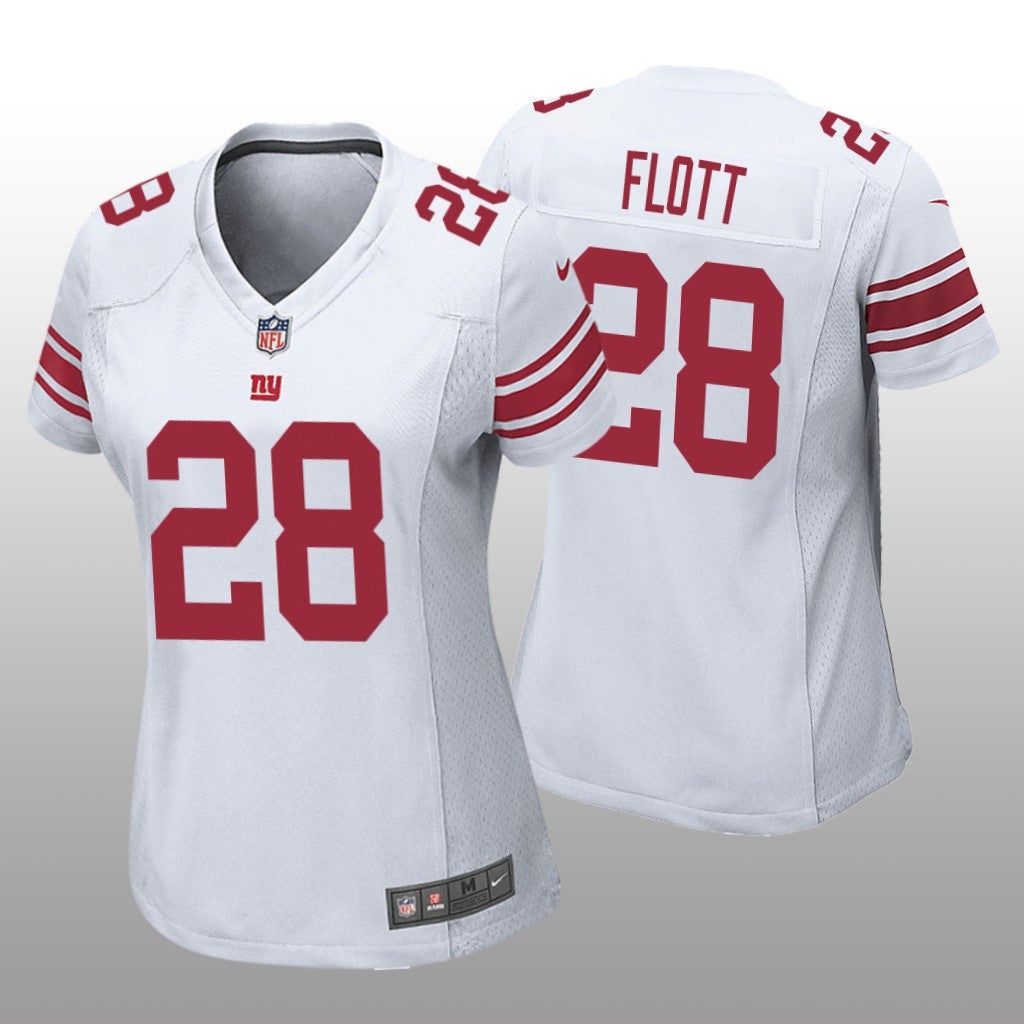 New York Giants Cordale Flott White Jersey Game Women's