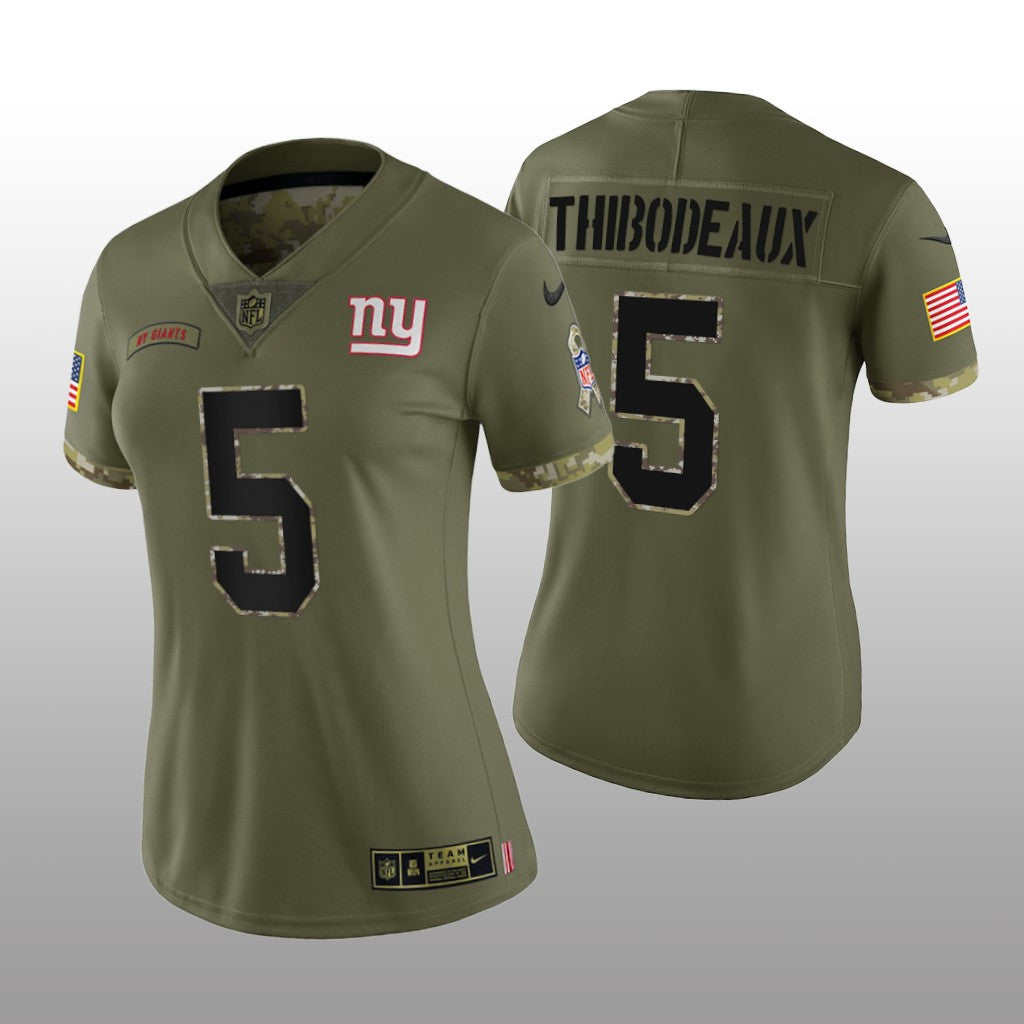 New York Giants Kayvon Thibodeaux Olive Limited Jersey Salute To Service Women's