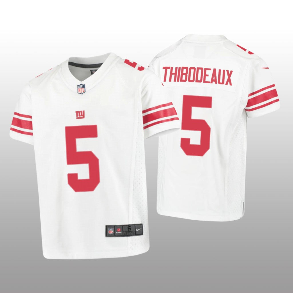 New York Giants Kayvon Thibodeaux White Jersey Game Youth