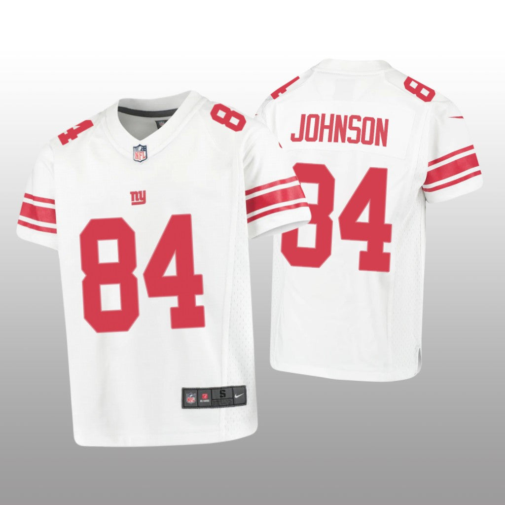 New York Giants Marcus Johnson White Jersey Game Youth
