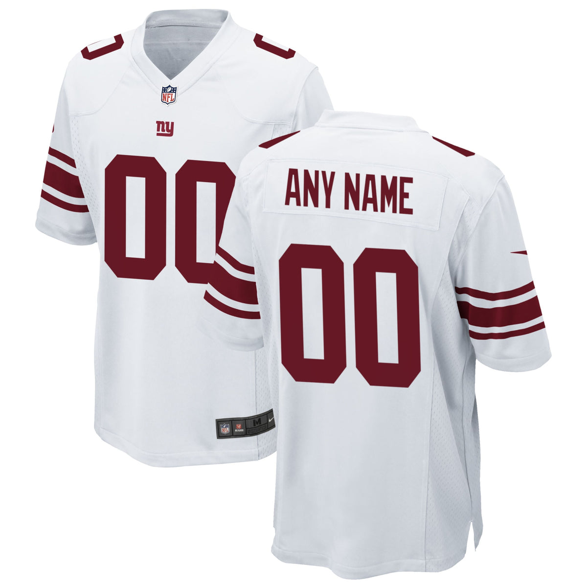 New York Giants Nike Custom Game Jersey White