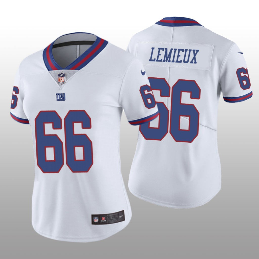 New York Giants Shane Lemieux White Jersey Color Rush Limited Women's