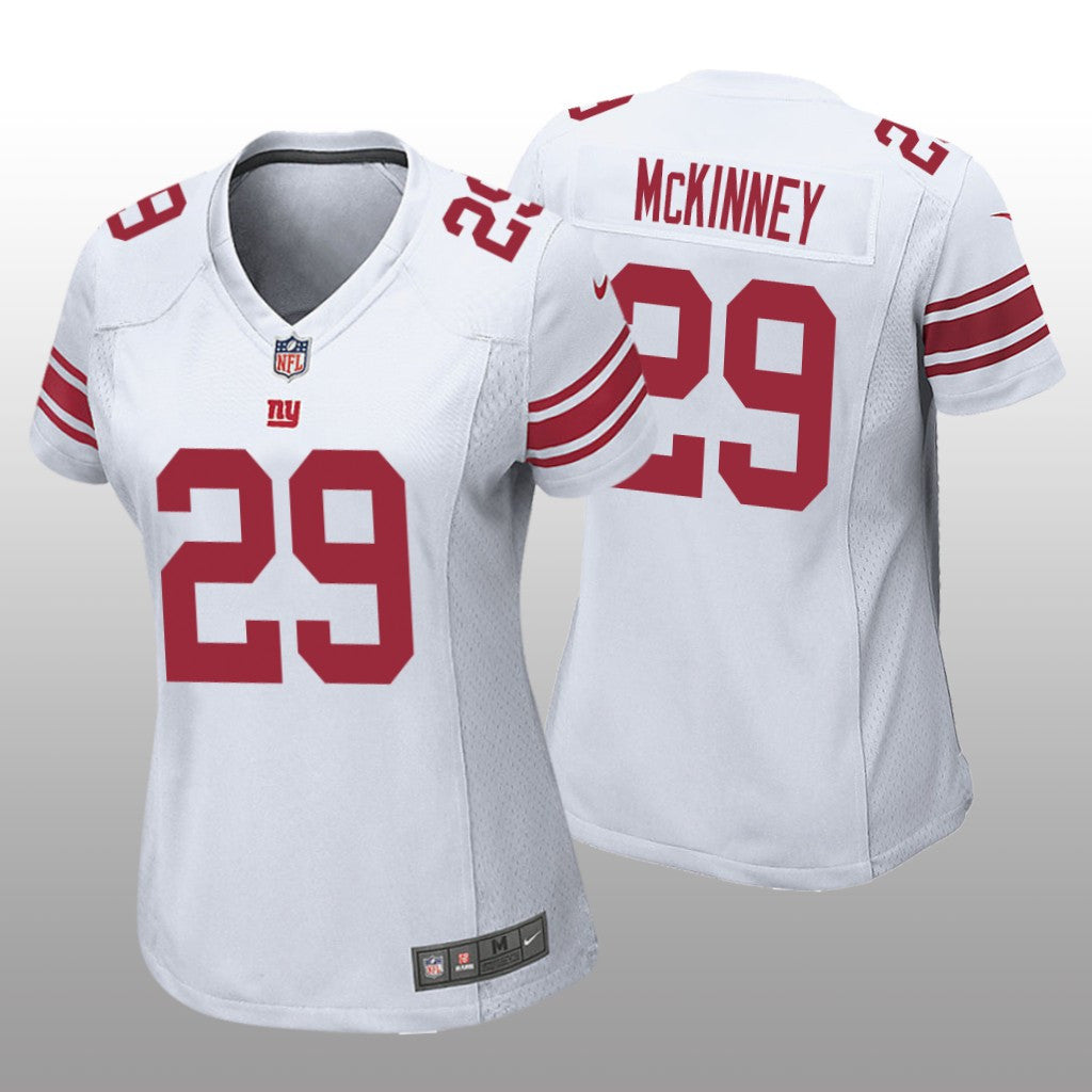 New York Giants Xavier McKinney White Jersey Game Women's