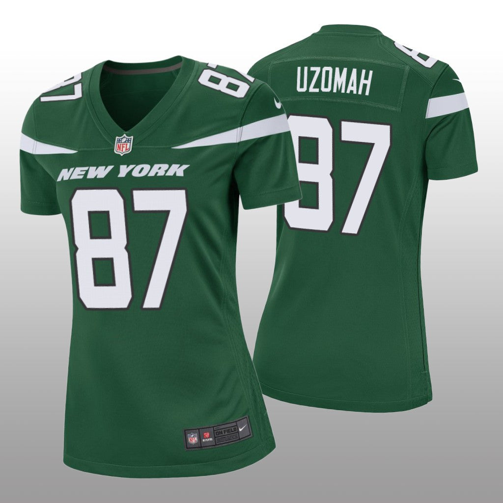 New York Jets C.J. Uzomah Green Jersey Game Women's