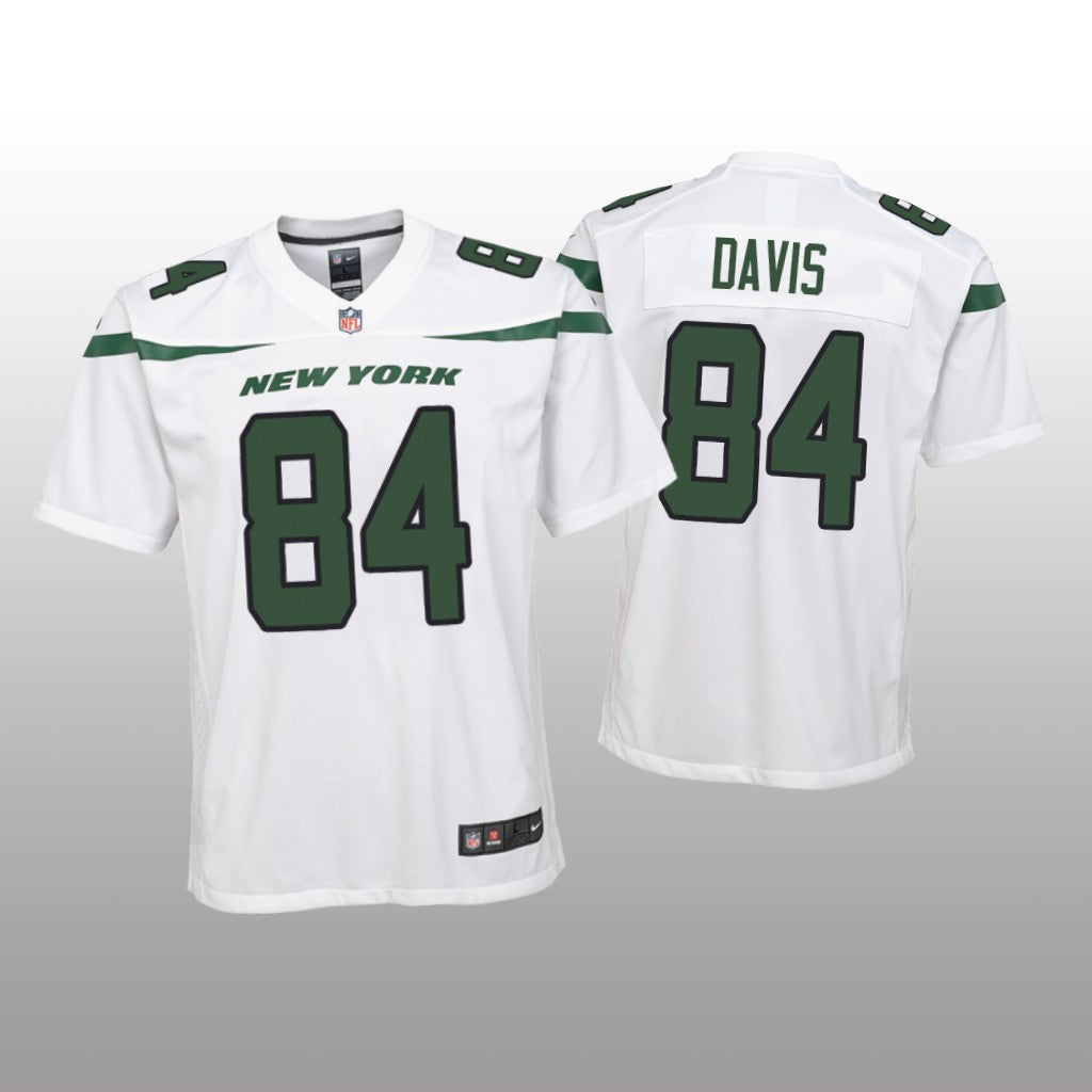 New York Jets Corey Davis White Jersey Game Youth