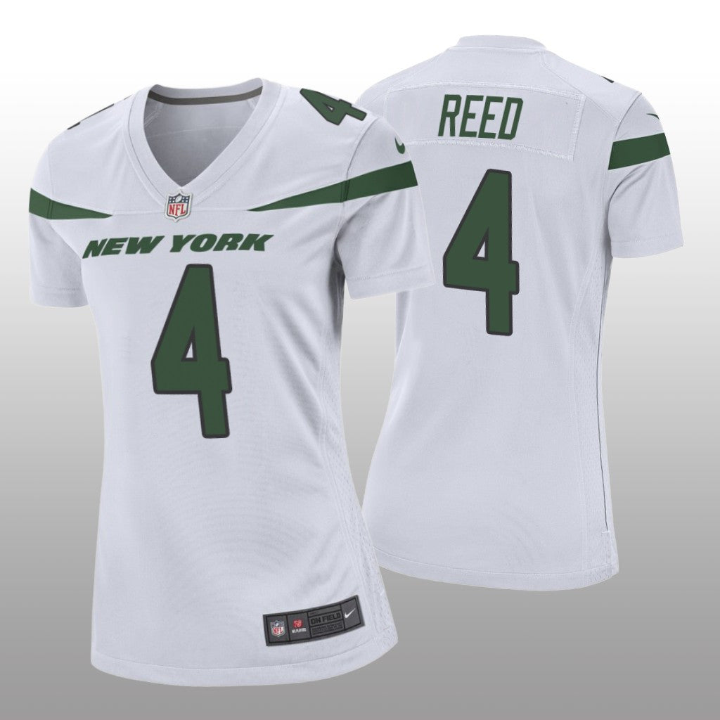 New York Jets D.J. Reed White Jersey Game Women's