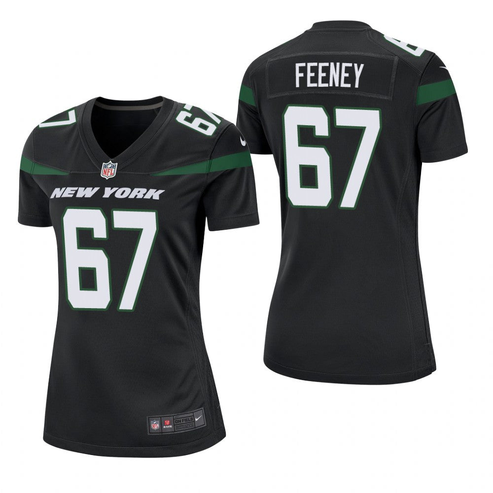 New York Jets Dan Feeney Black Jersey Game Women's