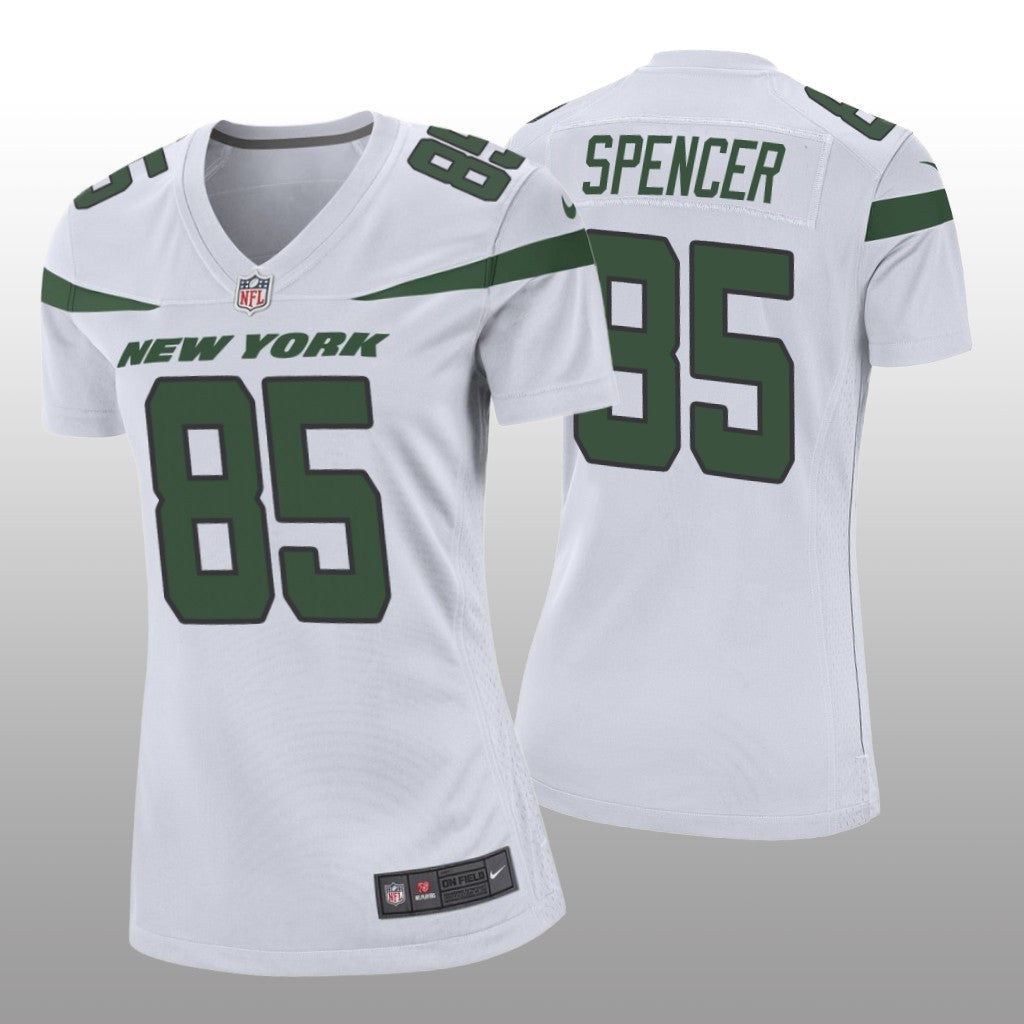 New York Jets Diontae Spencer White Jersey Game Women's
