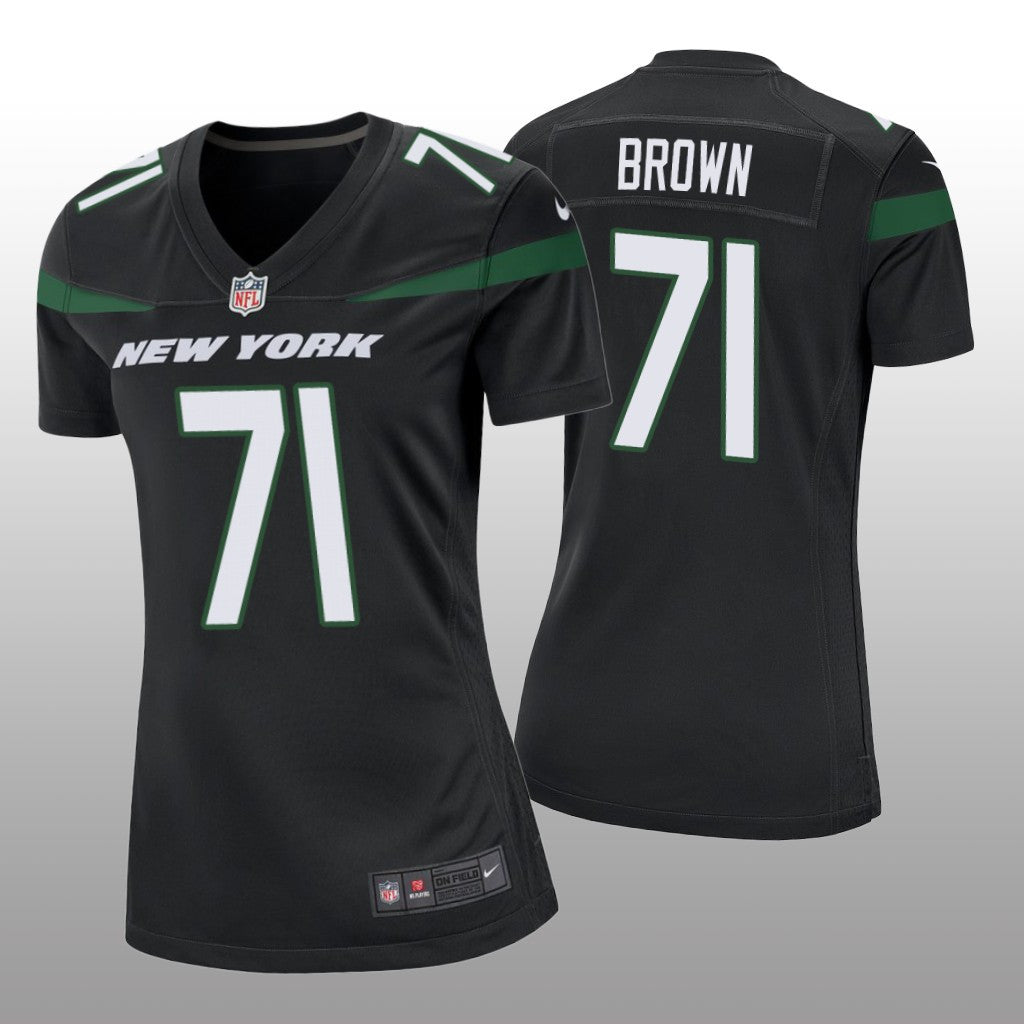 New York Jets Duane Brown Black Jersey Game Women's