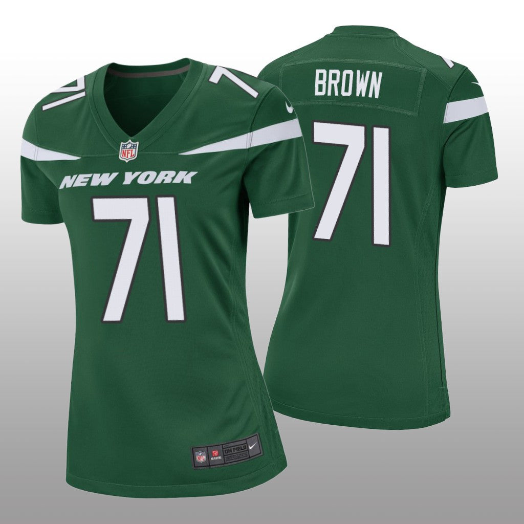 New York Jets Duane Brown Green Jersey Game Women's