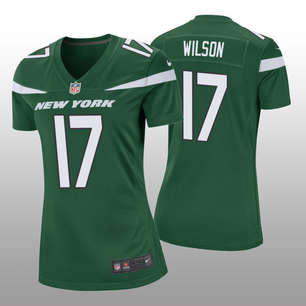 New York Jets Garrett Wilson Green Jersey Game Women's
