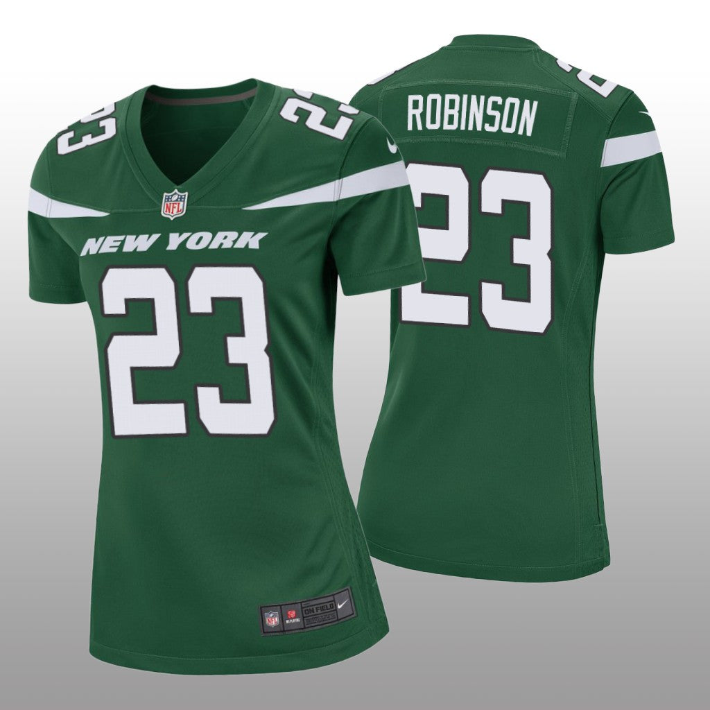 New York Jets James Robinson Green Jersey Game Women's