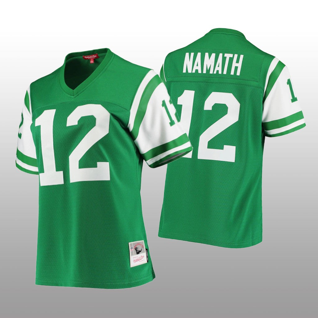 New York Jets Joe Namath Green Jersey Legacy Women's