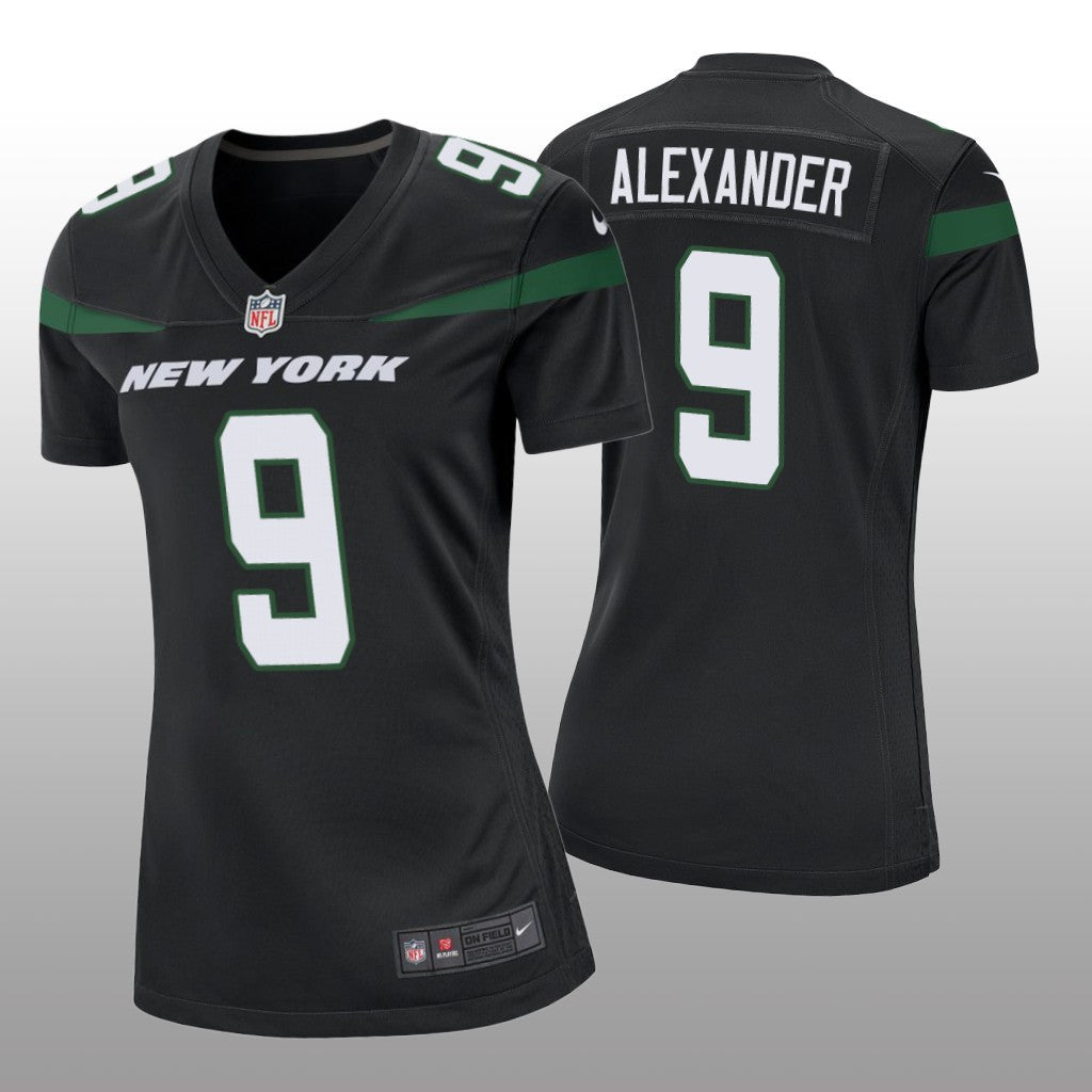 New York Jets Kwon Alexander Black Jersey Game Women's