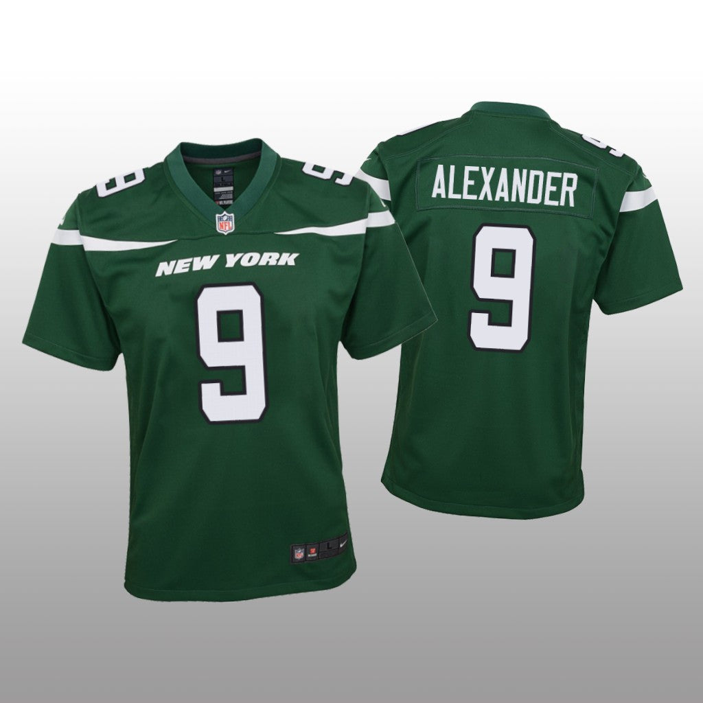New York Jets Kwon Alexander Green Jersey Game Youth