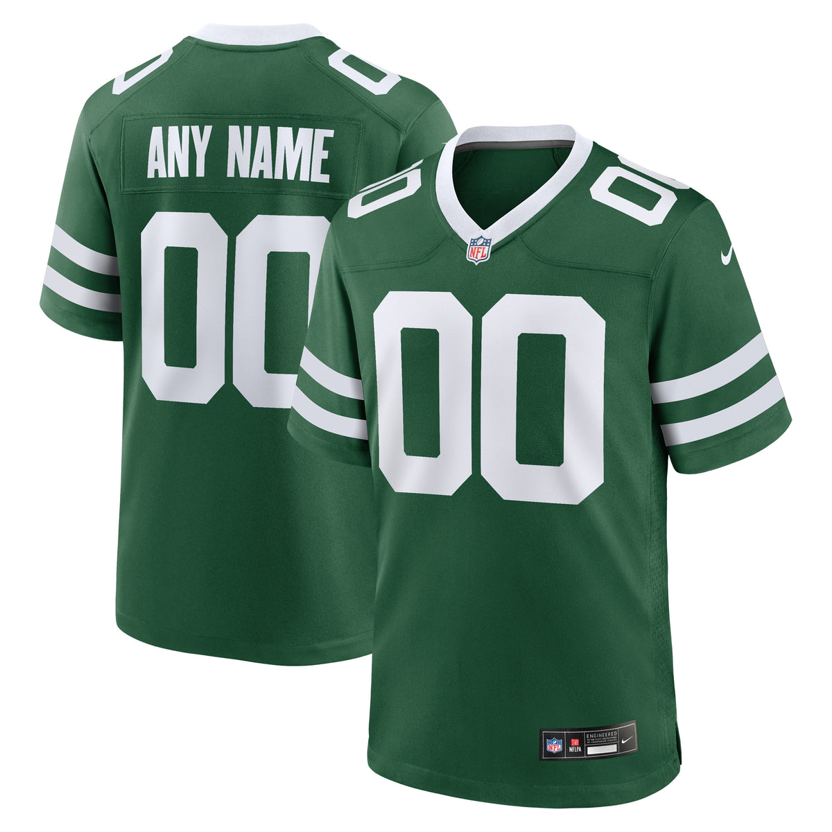 New York Jets Nike Custom Game Jersey Legacy Green