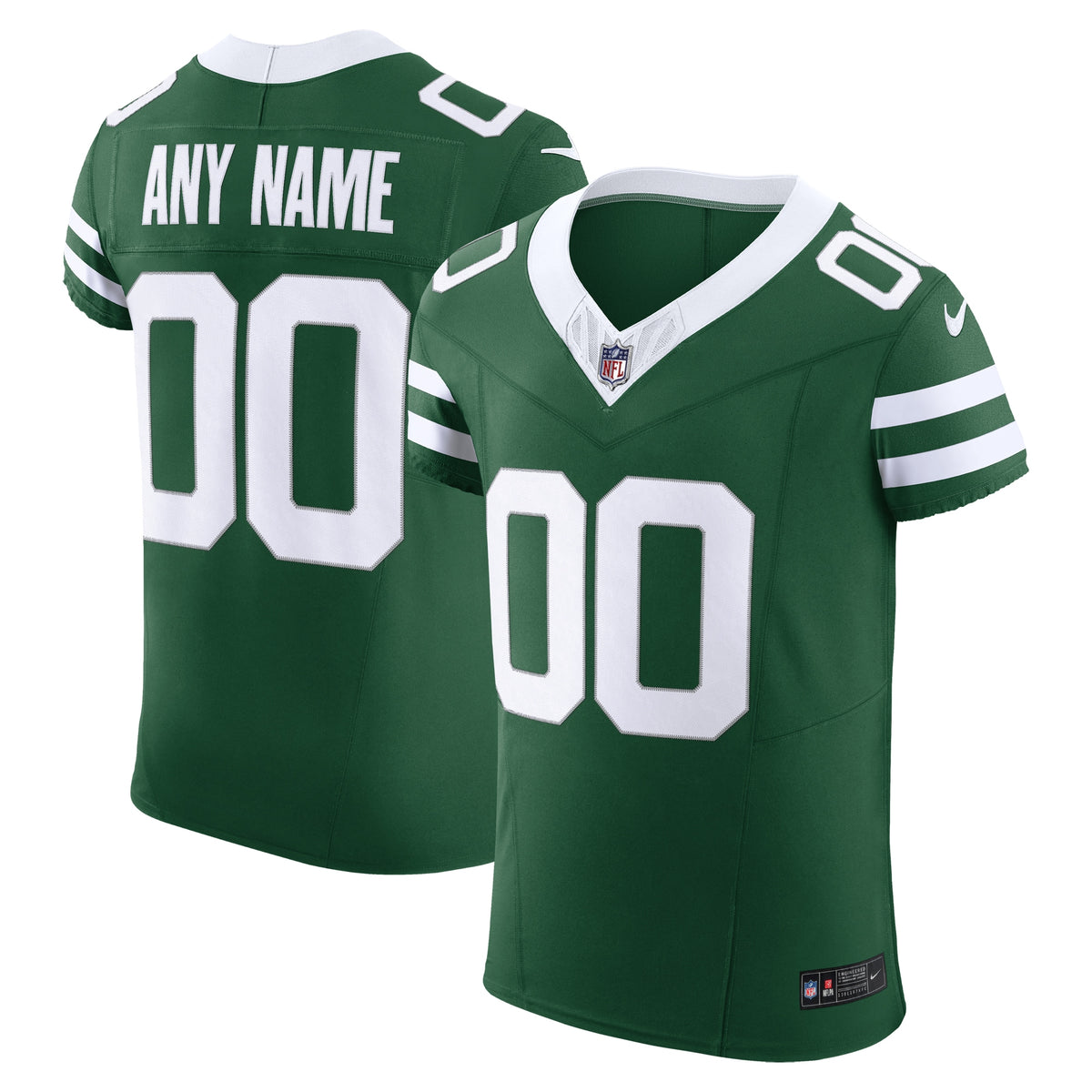 New York Jets Nike Vapor F.U.S.E. Elite Custom Jersey Legacy Green