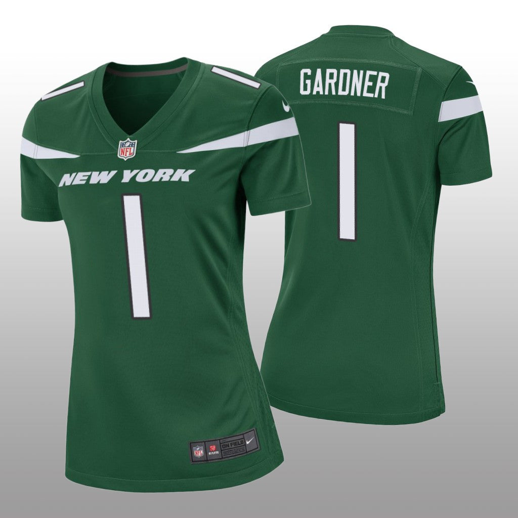 New York Jets Sauce Gardner Green Jersey Game Women's