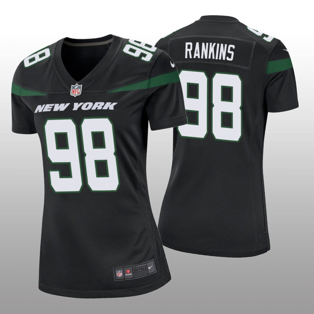 New York Jets Sheldon Rankins Black Jersey Game Women's