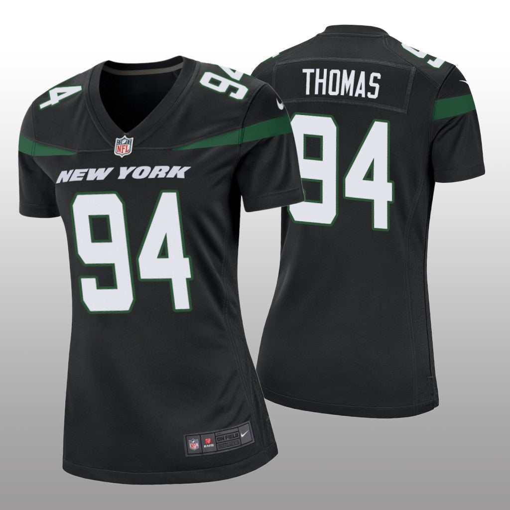 New York Jets Solomon Thomas Black Jersey Game Women's