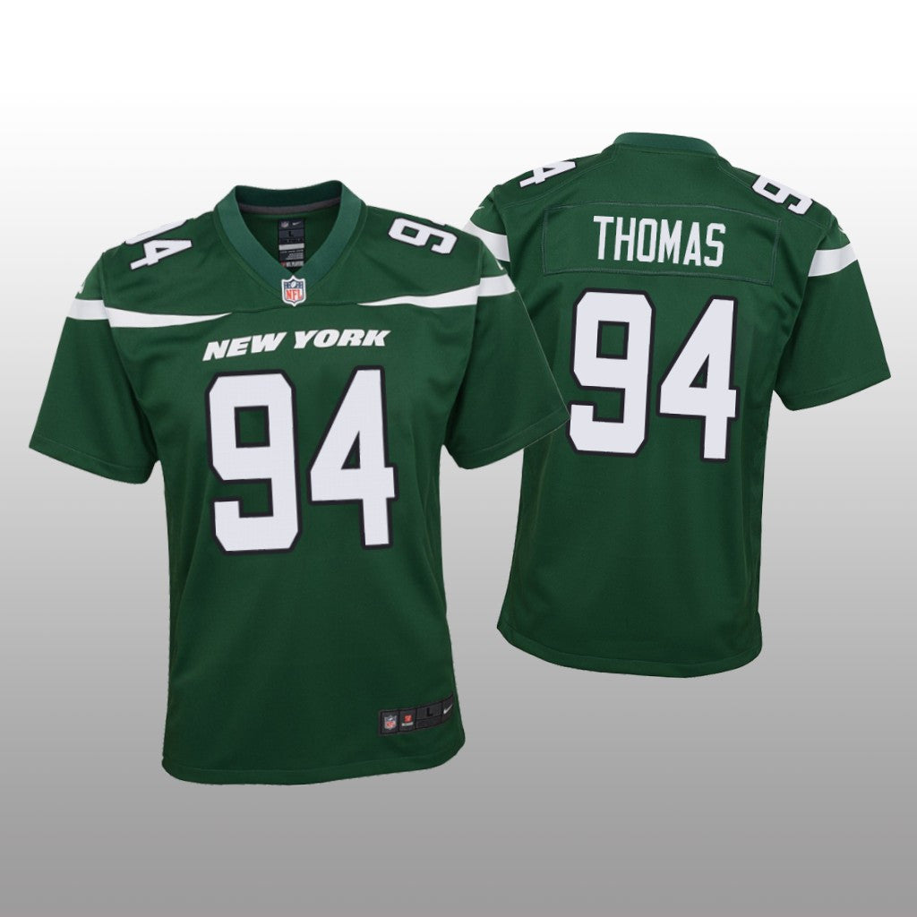 New York Jets Solomon Thomas Green Jersey Game Youth
