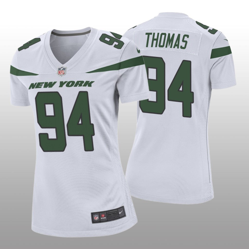 New York Jets Solomon Thomas White Jersey Game Women's