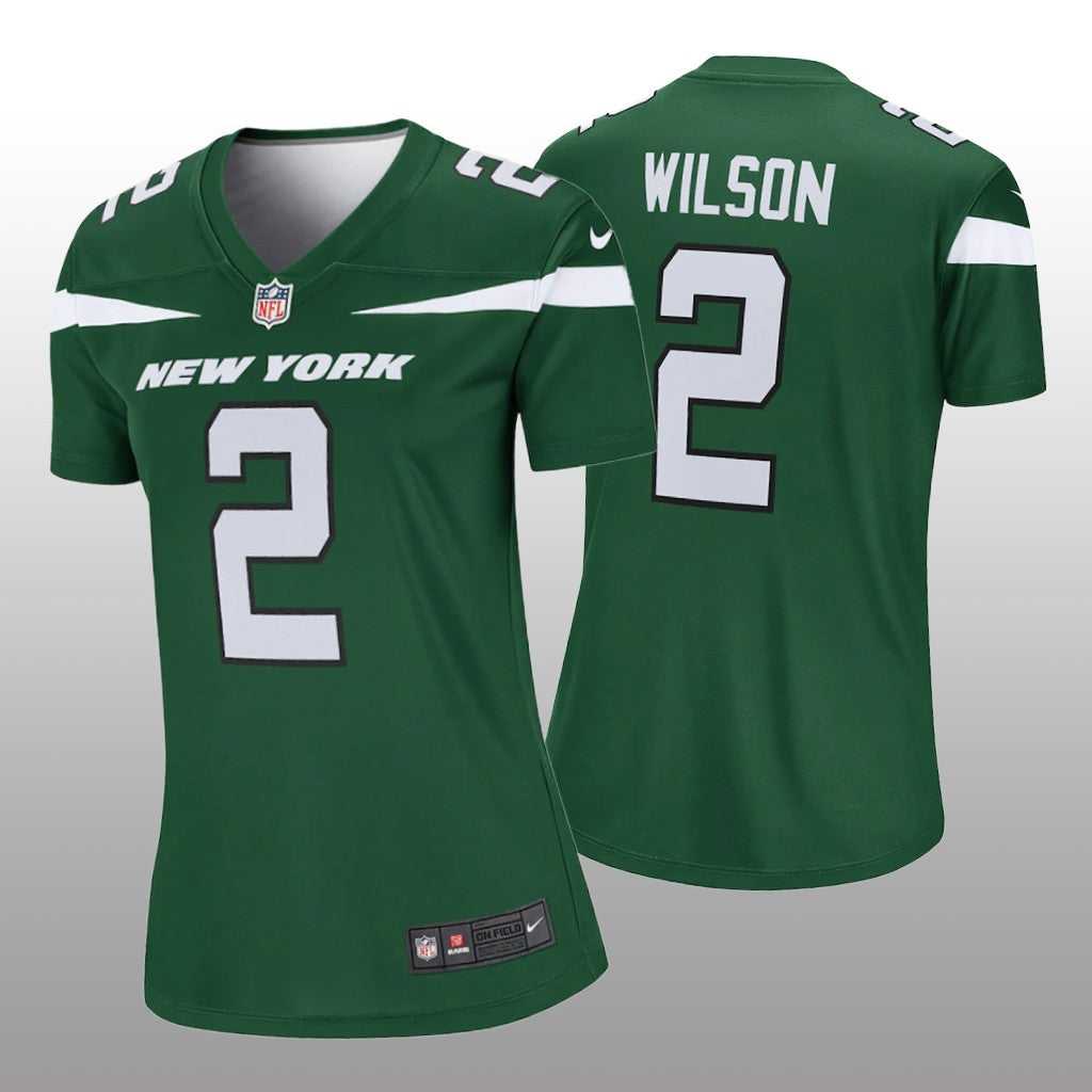 New York Jets Zach Wilson Green Jersey Legend Women's