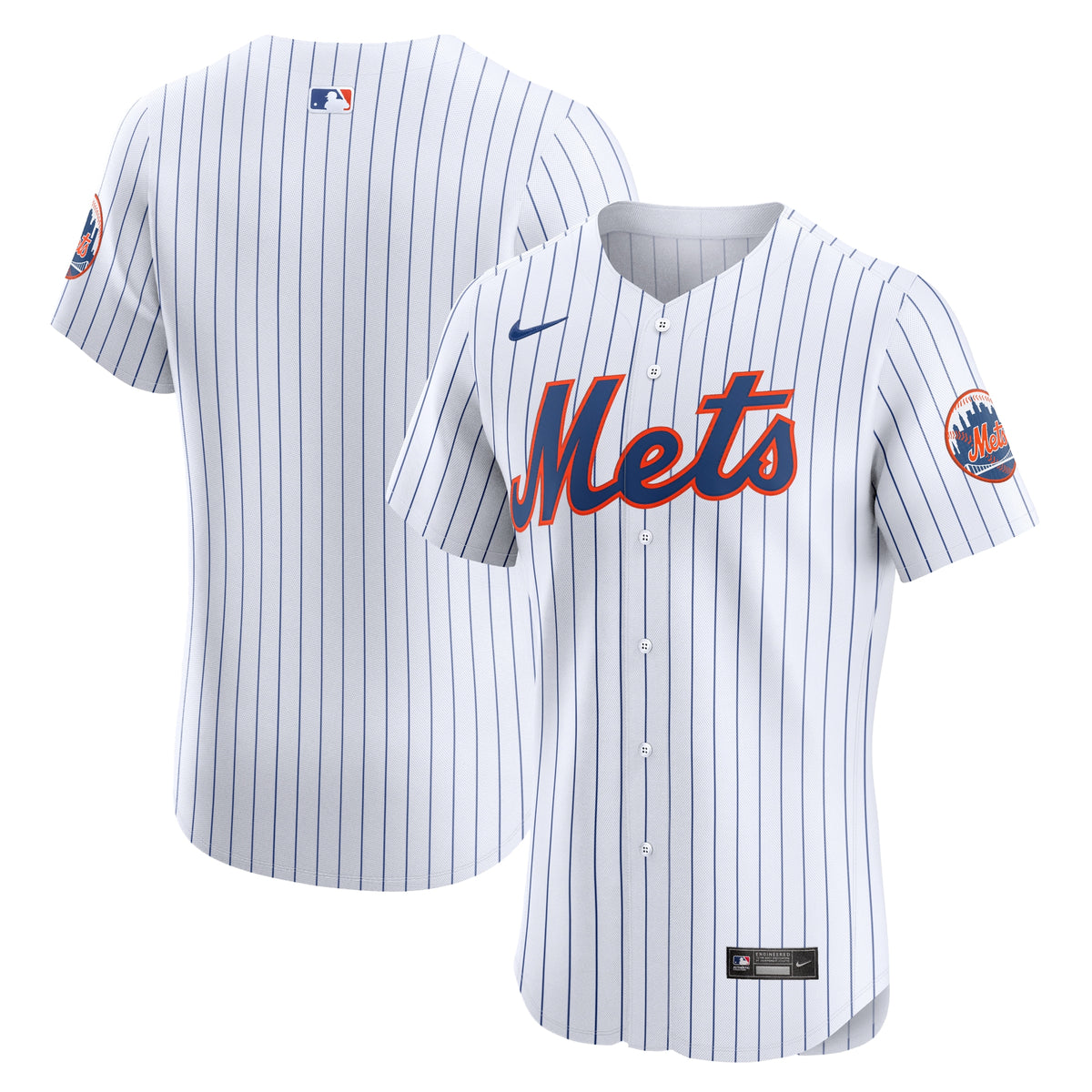 New York Mets Nike Home Elite Jersey White