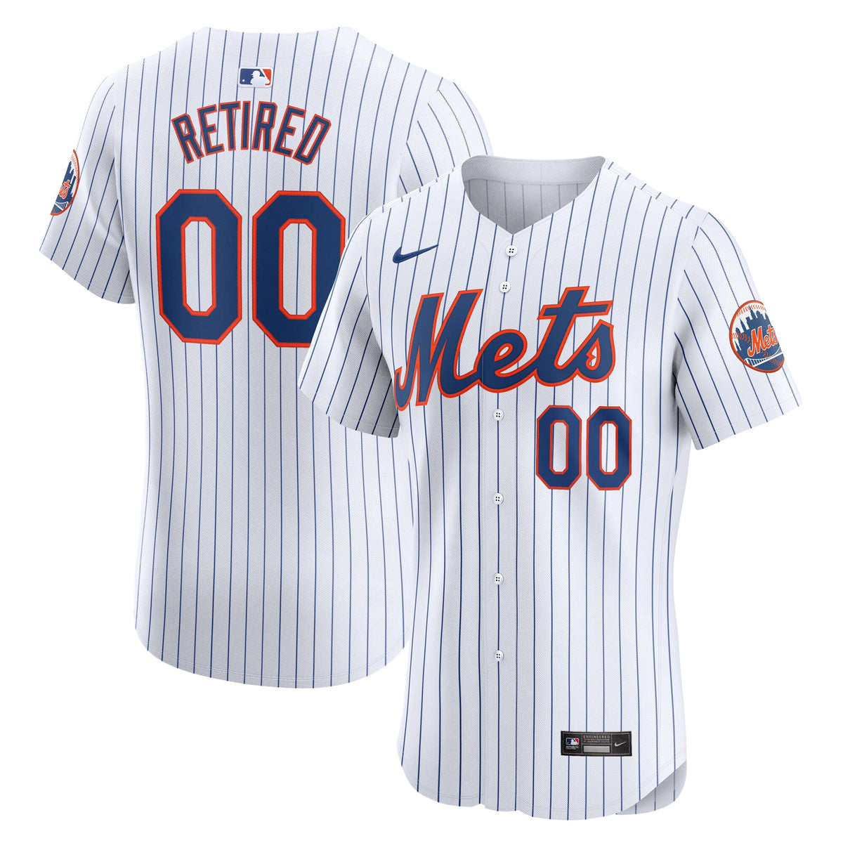 New York Mets Nike Home Elite Pick-A-Player Retired Roster Jersey White