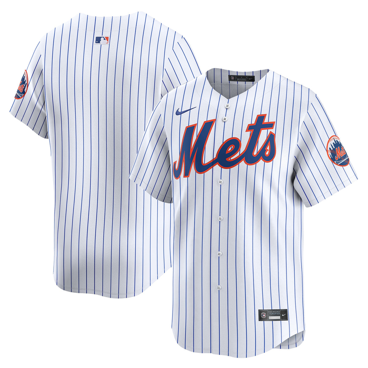New York Mets Nike Home Limited Jersey White