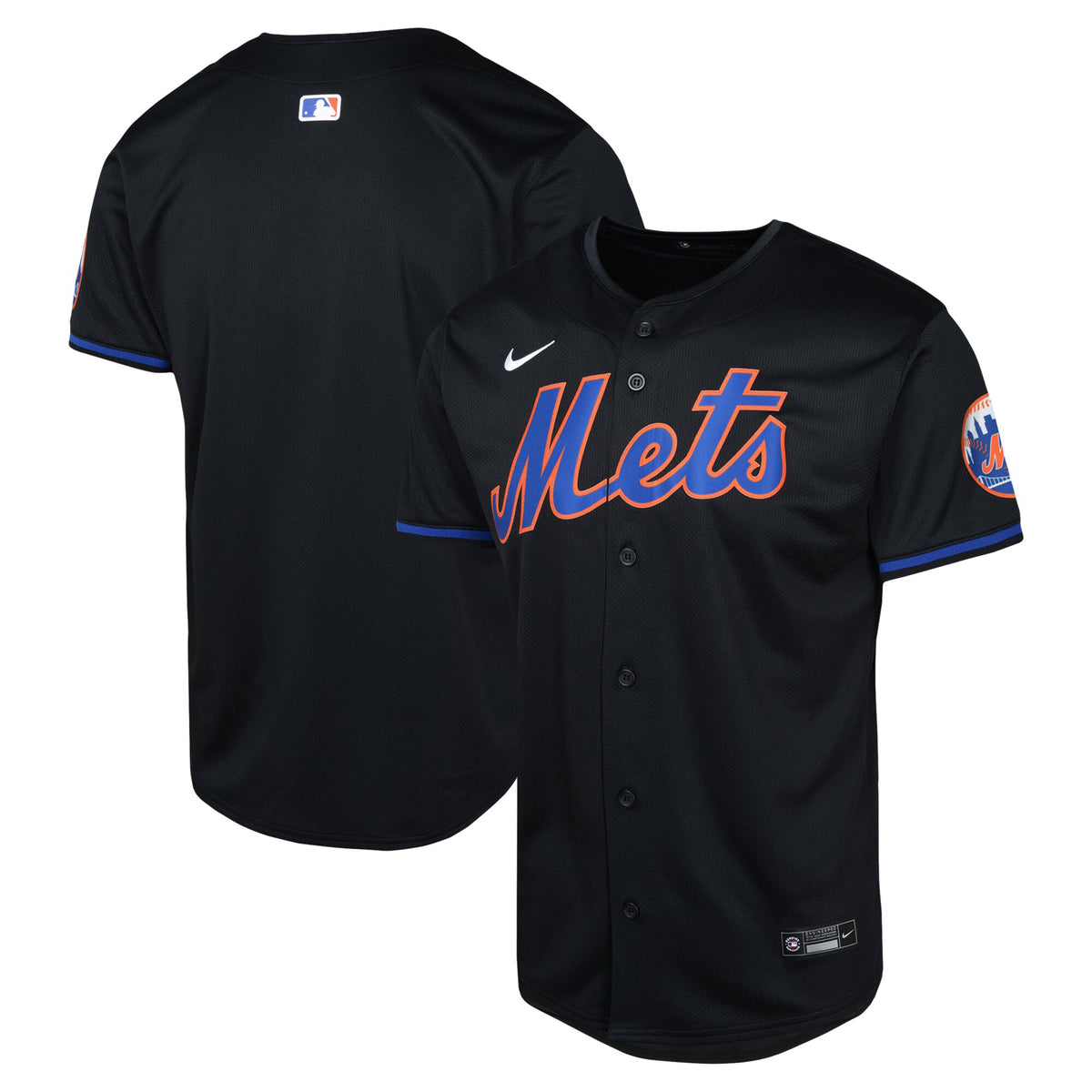 New York Mets Nike Youth Alternate Limited Jersey Black