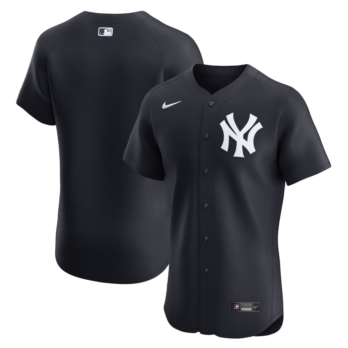 New York Yankees Nike Alternate Elite Jersey Black