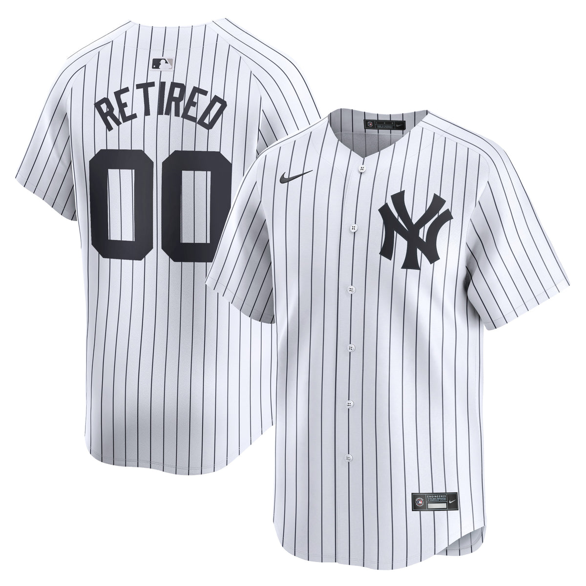 New York Yankees Nike Home Limited Pick-A-Player Retired Roster Jersey White