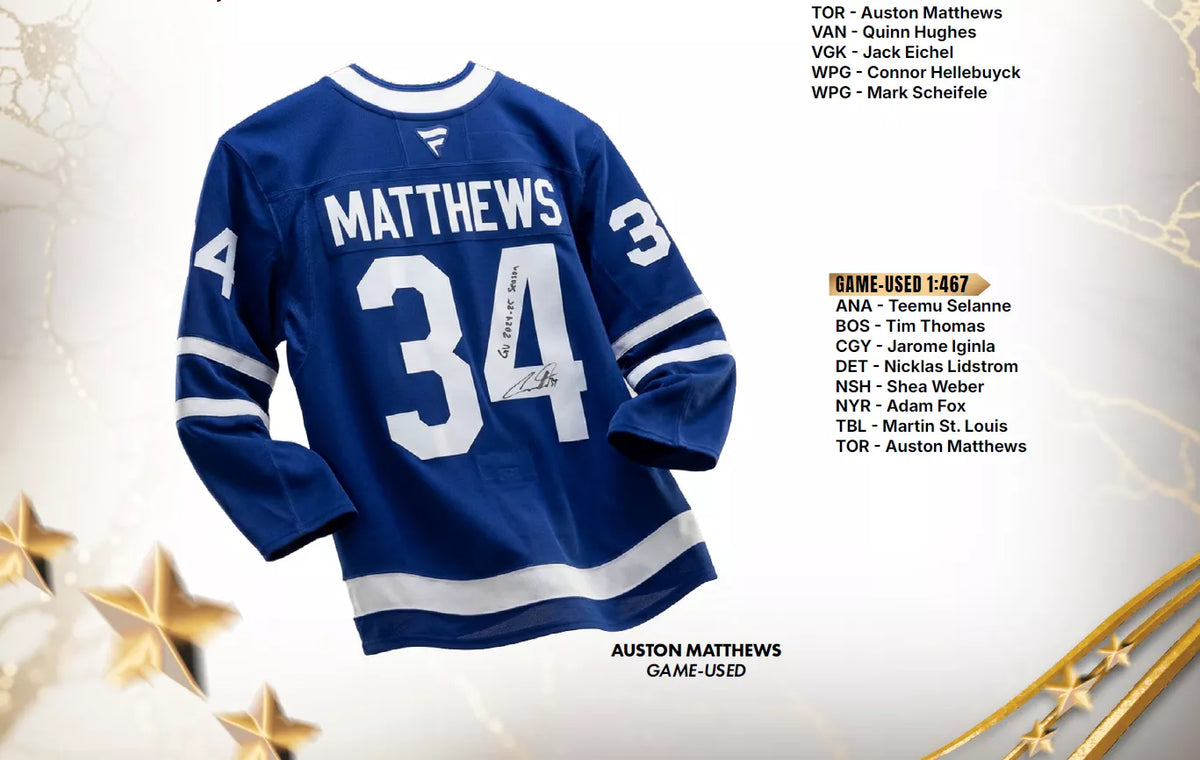 NHL 2025-26 Under Wraps Autographed Jersey Volume 2