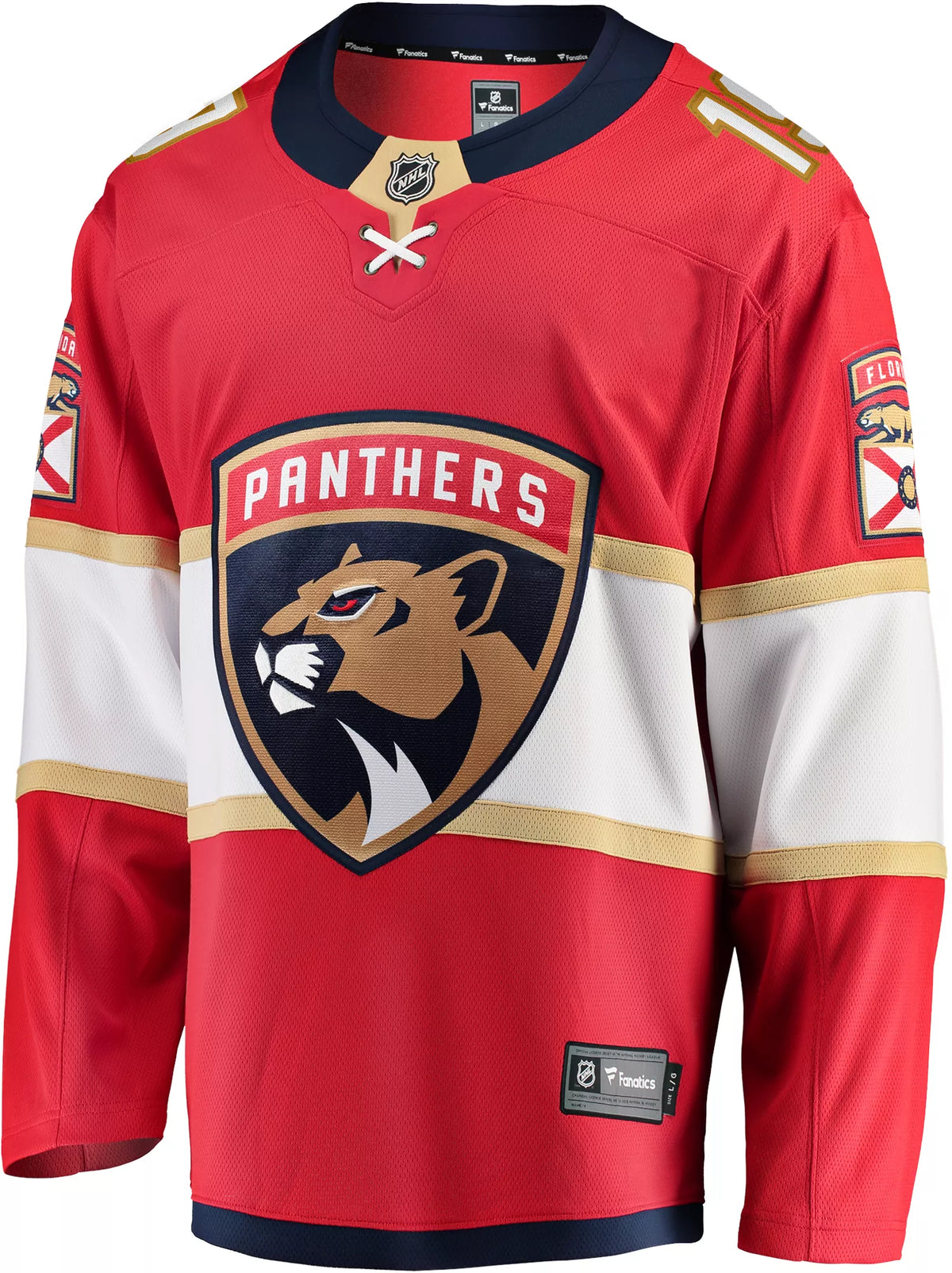 NHL Adult Florida Panthers Matthew Tkachuk #19 Breakaway Red Replica Jersey