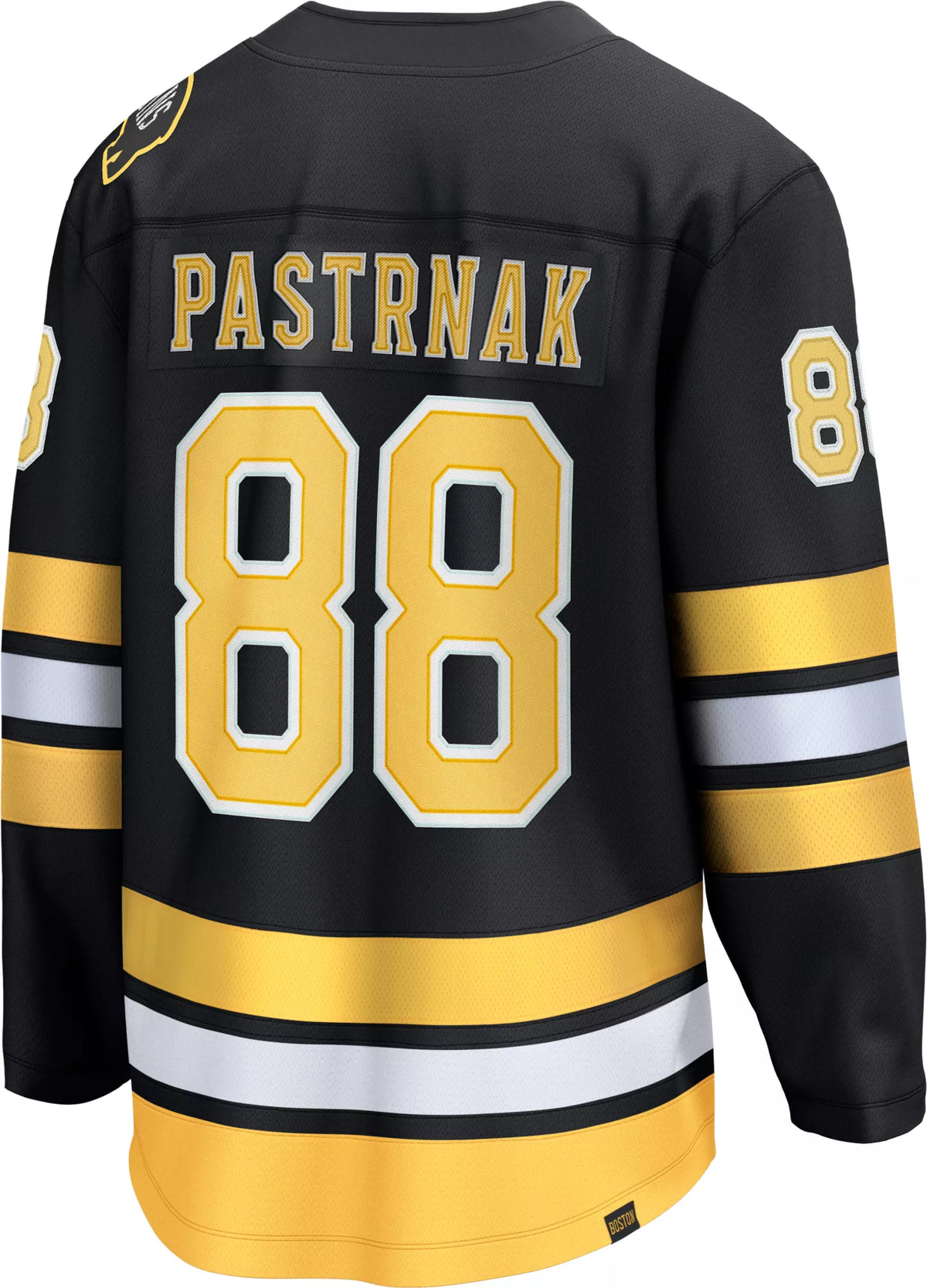 NHL Men's Boston Bruins David Pastrnak #88 Home Black Breakaway Replica Jersey