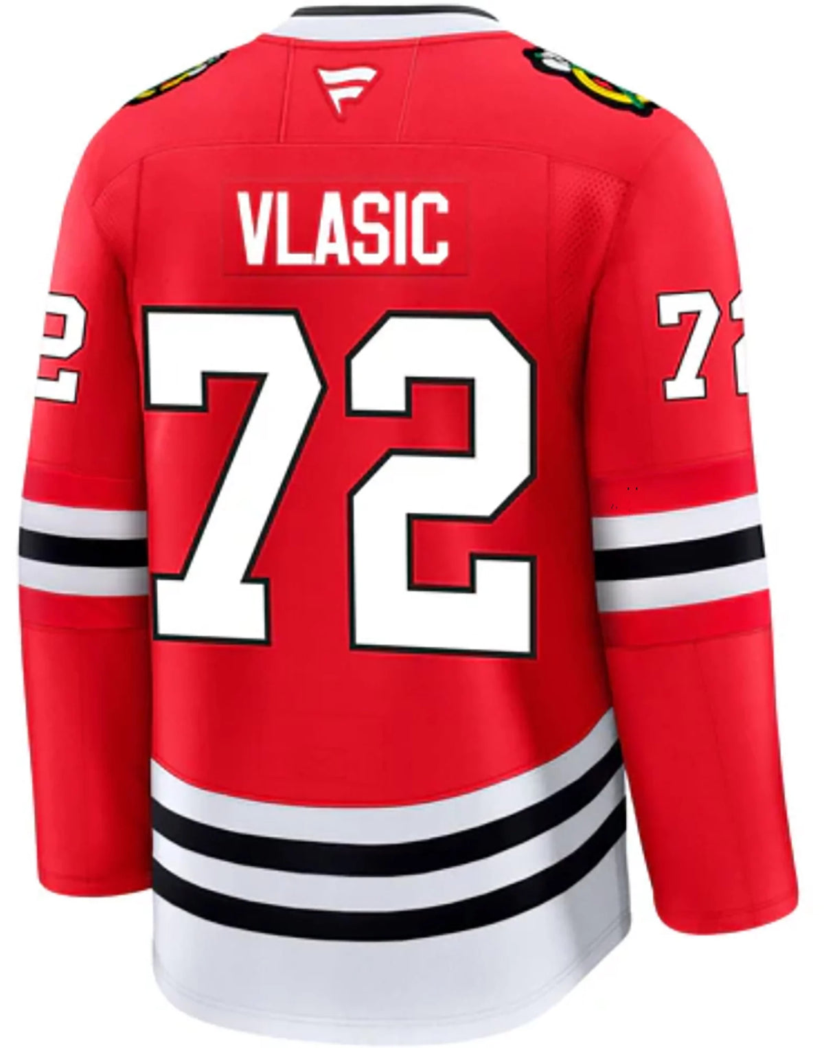 NHL Men's Chicago Blackhawks Alex Vlasic #72 Red Premium Authentic Jersey