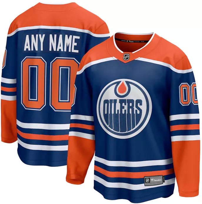 NHL Men's Custom Edmonton Oilers Breakaway Home Jersey