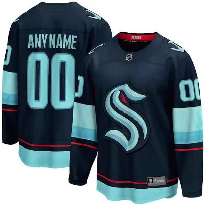 NHL Men's Custom Seattle Kraken Breakaway Home Jersey