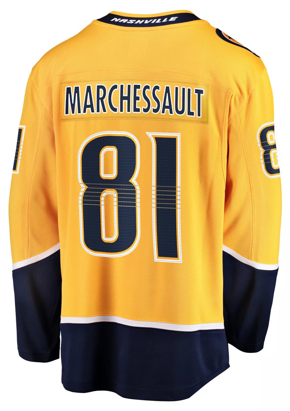 NHL Men's Nashville Predators Jonathan Marchessault #81 Breakaway 2024-2025 Home Replica Jersey