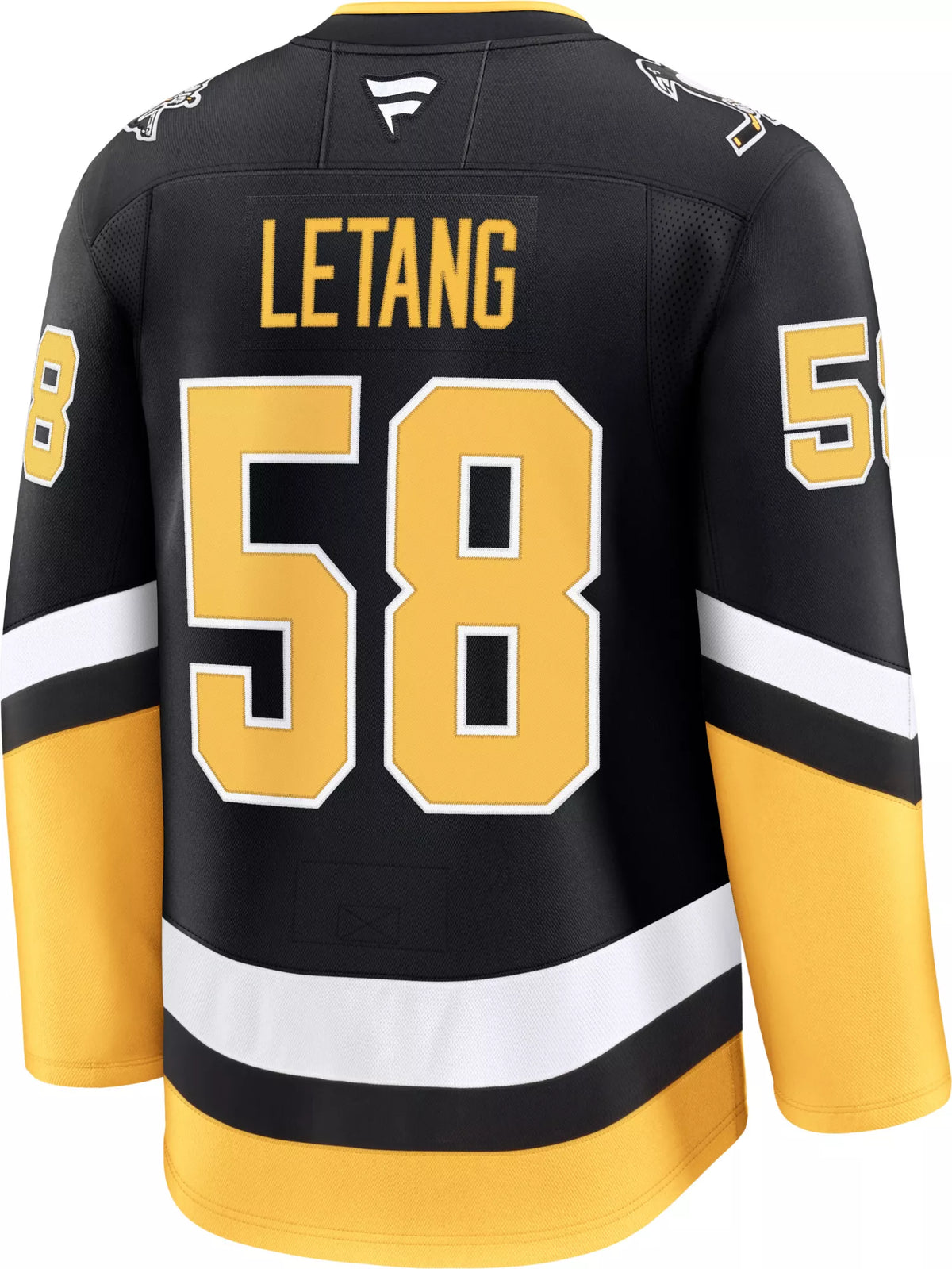 NHL Men's Pittsburgh Penguins Kris Letang #58 Black Alternate Jersey