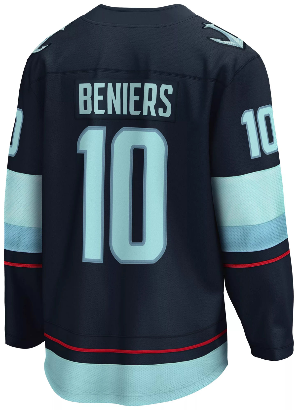 NHL Men's Seattle Kraken Matt Beniers #10 Home Breakaway Replica Jersey