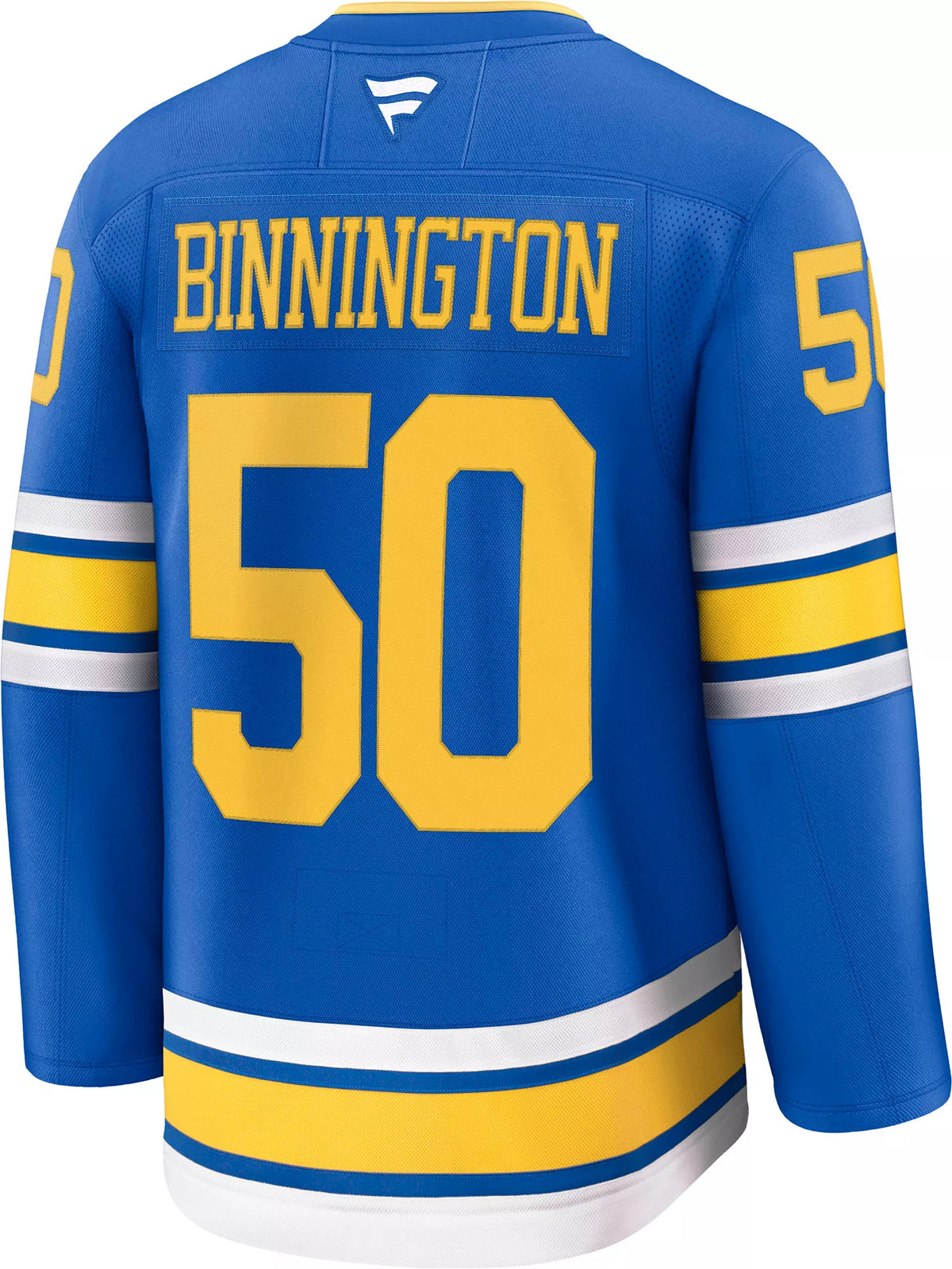 NHL Men's St. Louis Blues Jordan Binnington #50 Home Blue Premium Authentic Jersey