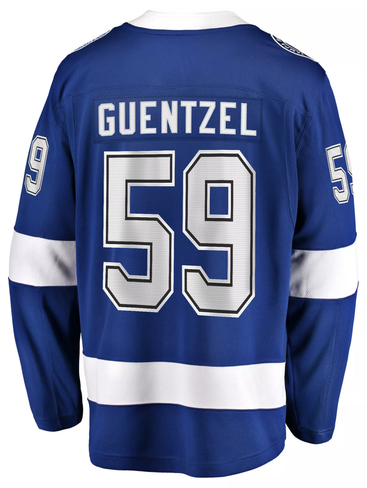 NHL Men's Tampa Bay Lightning Jake Guentzel #59 Breakaway 2024-2025 Home Replica Jersey