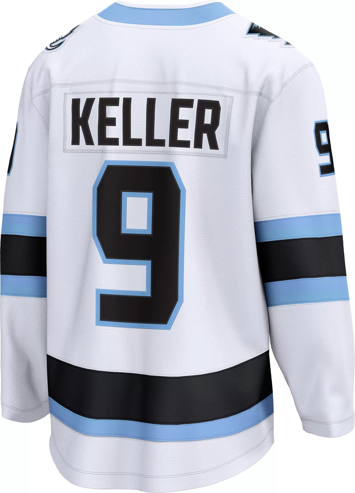 NHL Men's Utah Mammoth Clayton Keller #9 White Away Breakaway Replica Jersey