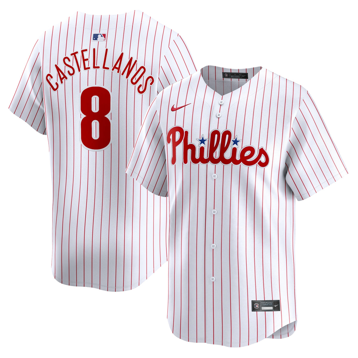 Nick Castellanos Philadelphia Phillies Nike Home Limited Player Jersey White