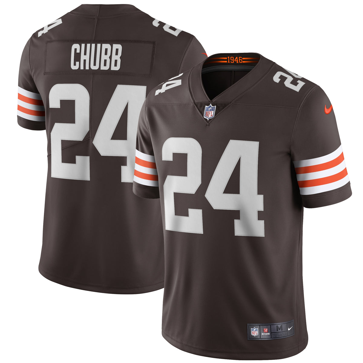 Nick Chubb Cleveland Browns Nike Vapor Limited Jersey Brown