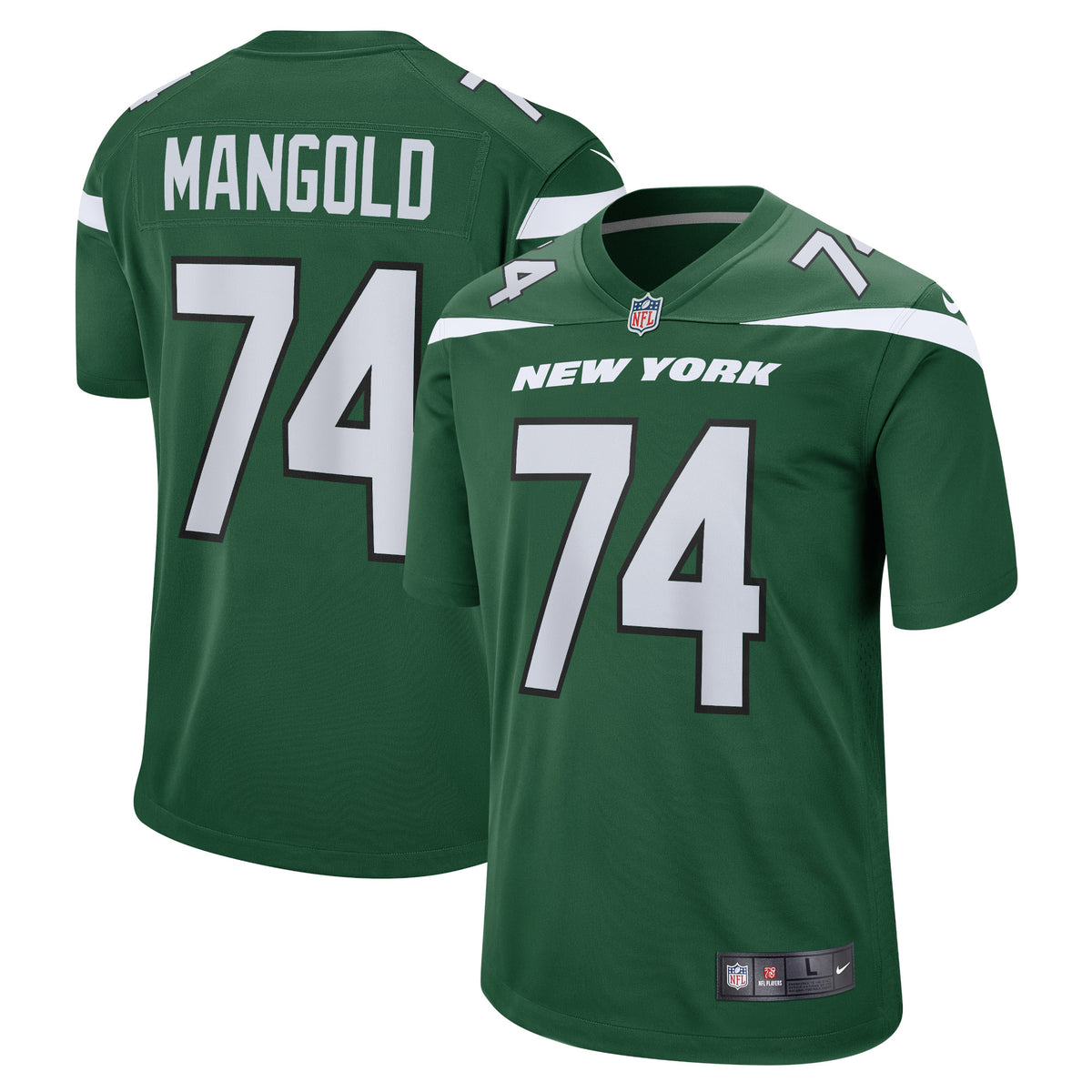 Nick Mangold New York Jets Nike Retired Player Jersey Gotham Green
