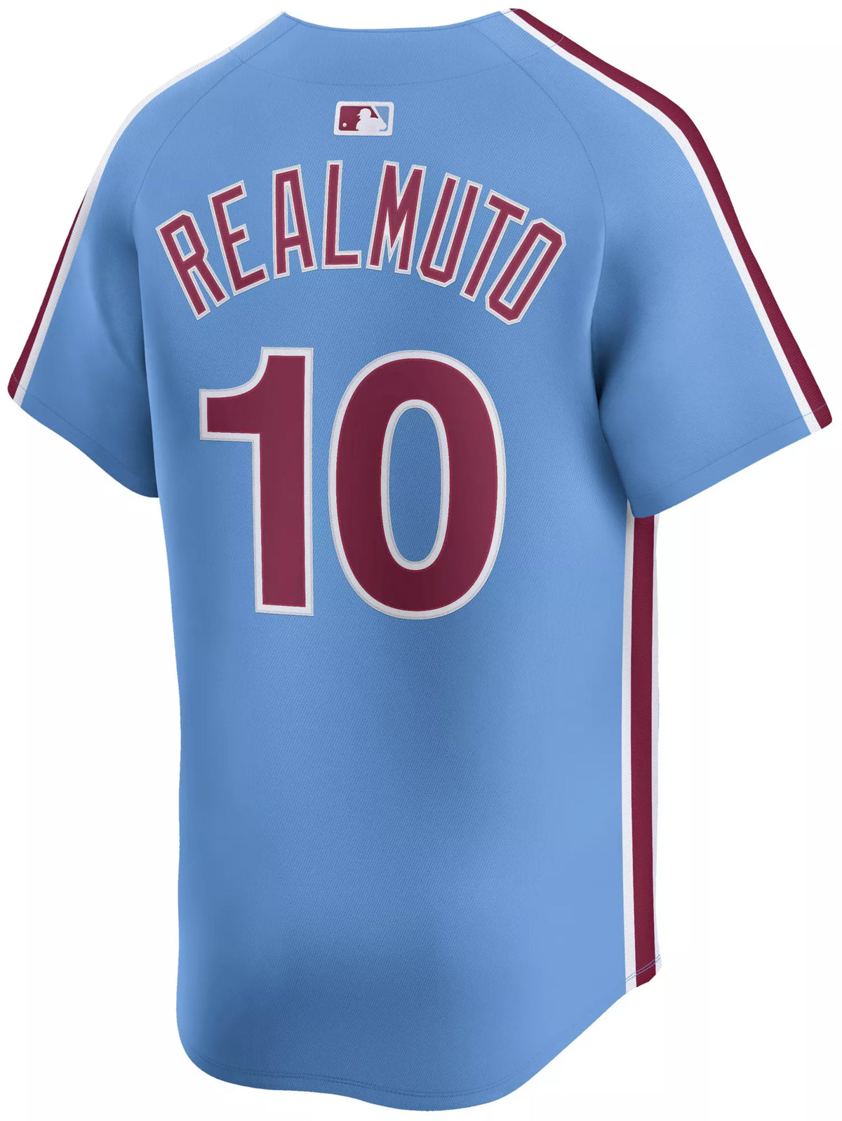 Nike Adult Philadelphia Phillies J.T. Realmuto #10 Light Blue Limited Jersey